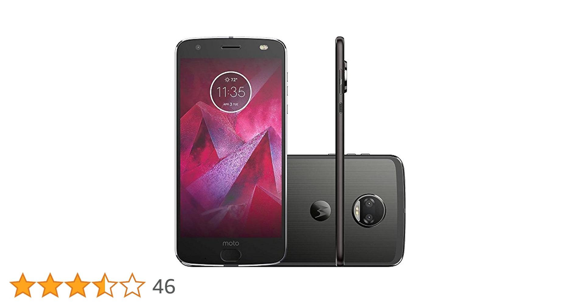 Motorola Moto Z2 Force XT1789 64GB ATT only (Super Black